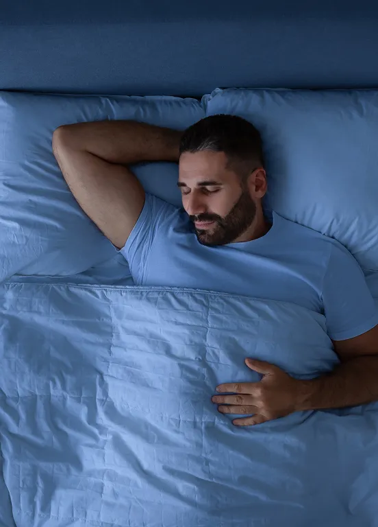 man sleeping