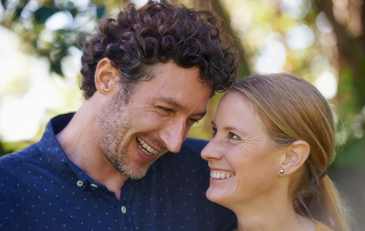 affectionate couple enjoying a loving moment toget utc