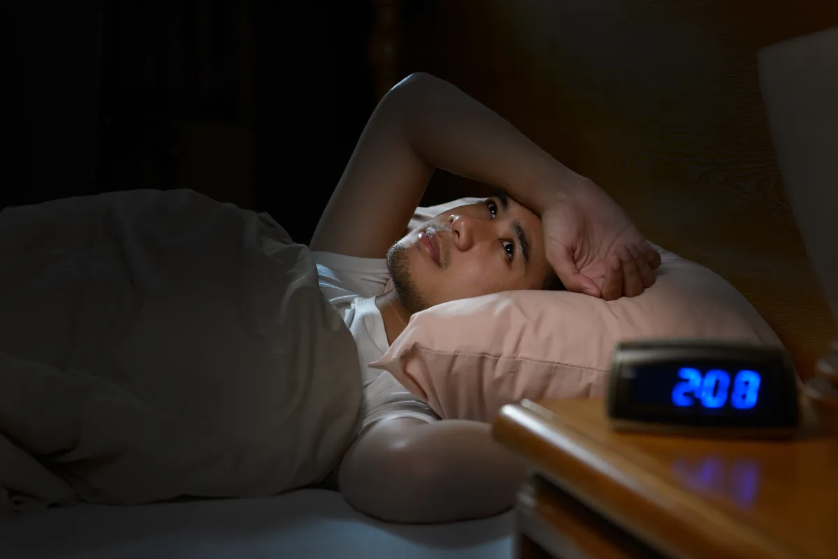 man with insomnia utc
